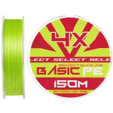 Шнур Select Basic PE Light Green 150m #3.0/0.26mm 45lb/20.8kg