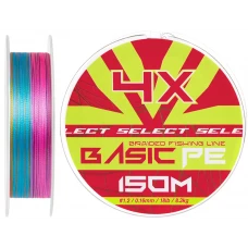 Шнур Select Basic PE Multicolor 150m #1.2/0.16mm 18lb/8.3kg