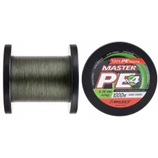Шнур Select Master PE 1000m (темн.-зел.) #4.5/0.36mm 93lb/42kg