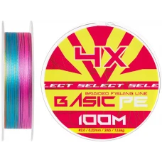 Шнур Select Basic PE Multicolor 100m #2.0/0.22mm 30lb/13.6kg