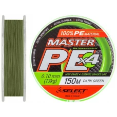 Шнур Select Master PE 150m (темн.-зел.) #0.6/0.10mm 28lb/13kg