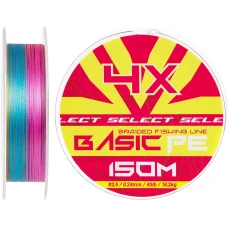 Шнур Select Basic PE Multicolor 150m #2.5/0.24mm 40lb/18.2kg
