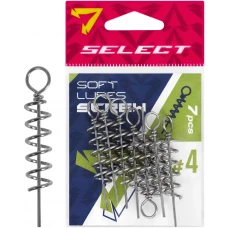Штопор для силікону Select Soft Lures Screw #4 45mm (7 шт/уп)