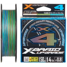 Шнур YGK X-Braid Upgrade X4 (3 colored) 150m #1.0
