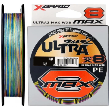 Шнур YGK X-Braid Ultra2 Max WX8 100m (5 colors) #1.5 13kg